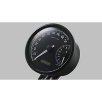 DAYTONA Corp. VELONA W,  digitale snelheidsmeter met toerenteller en houder,  Ø 80 mm,  zwart
