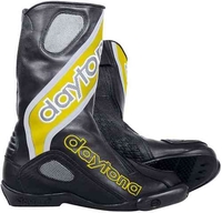 Daytona Evo-Sports GTX Gore-Tex waterdichte motorlaarzen Zwart Geel 40