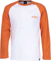 Dickies Baseball Women´s Shirt Wit Oranje S