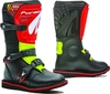 Forma Trail Rock Kinderen Motocross Boots,  zwart-rood-geel,  afmeting 32