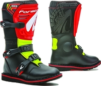 Forma Trail Rock Kinderen Motocross Boots,  zwart-rood-geel,  afmeting 32