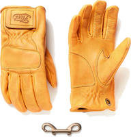 Fuel United Motorfiets handschoenen,  beige,  afmeting S voor man