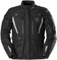 Furygan Apalaches Evo Motorfiets textiel jas,  zwart-grijs,  afmeting XL voor man