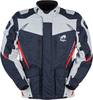 Furygan Apalaches Motorfiets textiel jas,  wit-rood-blauw,  afmeting XL