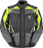 Furygan Apalaches Motorfiets textiel jas,  zwart-grijs-geel,  afmeting XL