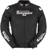Furygan Atom Vented Evo Geperforeerde motorfiets textiel jas,  zwart-wit,  afmeting 3XL voor man