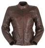 Furygan Bella Women´s leren jas,  bruin,  afmeting XL voor vrouw