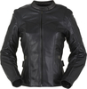 Furygan Bella Women´s leren jas,  zwart,  afmeting S voor vrouw