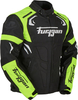 Furygan Blast Motorfiets textiel jas Zwart Geel XL