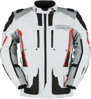 Furygan Brevent 3in1 Motorfiets textiel jas,  zwart-grijs,  afmeting M