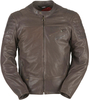 Furygan Brody Leren jas,  bruin,  afmeting 2XL