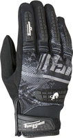 Furygan Camo Motorfiets handschoenen,  zwart-grijs,  afmeting S