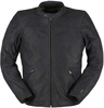 Furygan Clint Motorfiets lederen jas,  zwart,  afmeting M