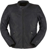 Furygan Clint Motorfiets lederen jas,  zwart,  afmeting XL