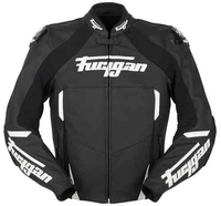 Furygan Cobra Leren jas Zwart Wit 3XL