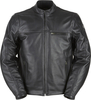 Furygan Dany 2W En 1 Leren jas,  zwart,  afmeting S