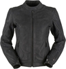 Furygan Debbie Dames Motorfiets Lederen Jas,  zwart,  afmeting XL voor vrouw