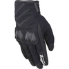 Furygan Delta Motorfiets handschoenen,  zwart,  afmeting 2XL