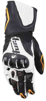 Furygan Fit-R Motorfiets handschoenen Zwart Wit Oranje 2XL