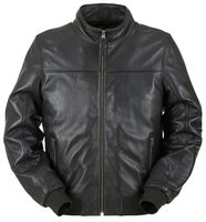 Furygan Freddy Motorfiets leren jas,  zwart,  afmeting M