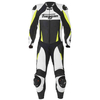 Furygan Full Apex 1-delige motorfiets leder pak Zwart Wit Geel 54