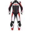 Furygan Full Apex 1-delige motorfiets leder pak Zwart Wit Rood 50