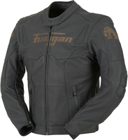Furygan Fury Sherman Leren jas,  zwart,  afmeting XL
