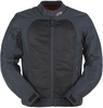Furygan Genesis Mistral Evo 2 Motorfiets textiel jas,  zwart-blauw,  afmeting L