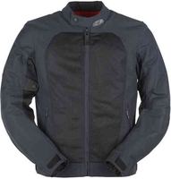 Furygan Genesis Mistral Evo 2 Motorfiets textiel jas Zwart Blauw S