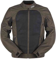 Furygan Genesis Mistral Evo 2 Motorfiets textiel jas Zwart Bruin 2XL
