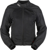 Furygan Genisis Mistral Evo 2 Dames Motorcycle textiel jas,  zwart,  afmeting L voor vrouw