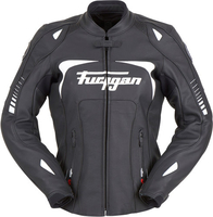 Furygan Ginger Women´s jas Zwart Wit L