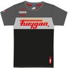 Furygan Herald MC T-shirt,  zwart-grijs,  afmeting 2XL