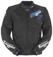 Furygan Hurricane Vented Textiel jas Zwart Blauw 4XL
