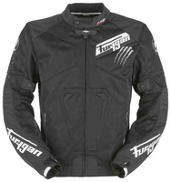 Furygan Hurricane Vented Textiel jas Zwart Wit S
