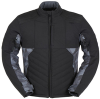 Furygan Ice Track Motorfiets textiel jas,  zwart-veelkleurig,  afmeting L voor man