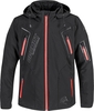 Germot Novara Softshell jas,  zwart-rood,  afmeting 2XL