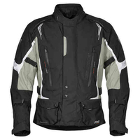Germot Ravenna II Motorfiets textiel jas Zwart Grijs Wit M
