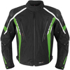 Germot Sportage Jas Zwart Groen S