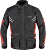 Germot Tyron Motorfiets textiel jas,  zwart-rood,  afmeting 3XL voor man