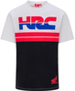 GP-Racing Honda HRC 2 Stripes T-shirt,  zwart-wit,  afmeting S