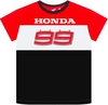 GP-Racing Honda HRC 99 Dual Kinderen T-shirt,  zwart-wit-rood,  afmeting 8 - 9