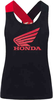 GP-Racing Honda HRC Black Dames Tank Top Zwart Rood L