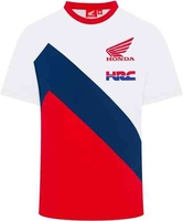 GP-Racing Honda HRC Peak T-shirt Wit Rood Blauw XL
