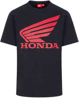 GP-Racing Honda HRC Red Wing T-shirt Zwart 2XL