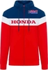 GP-Racing Honda HRC Rits hoodie Wit Rood Blauw 2XL