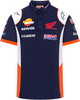 GP-Racing HRC Repsol Replica Team Polo Shirt,  blauw-oranje,  afmeting S