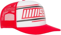 GP-Racing MM93 Trucker Cap,  wit-rood