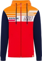 GP-Racing Repsol 93 Dual Rits hoodie,  wit-rood-blauw,  afmeting 2XL
