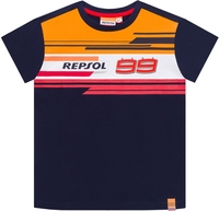 GP-Racing Repsol 99 Dual Kinderen T-shirt,  blauw-oranje,  afmeting 2 - 3